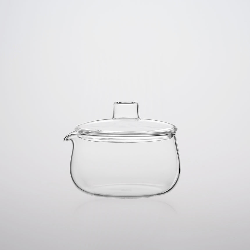 Glass Sugar Bowl Set