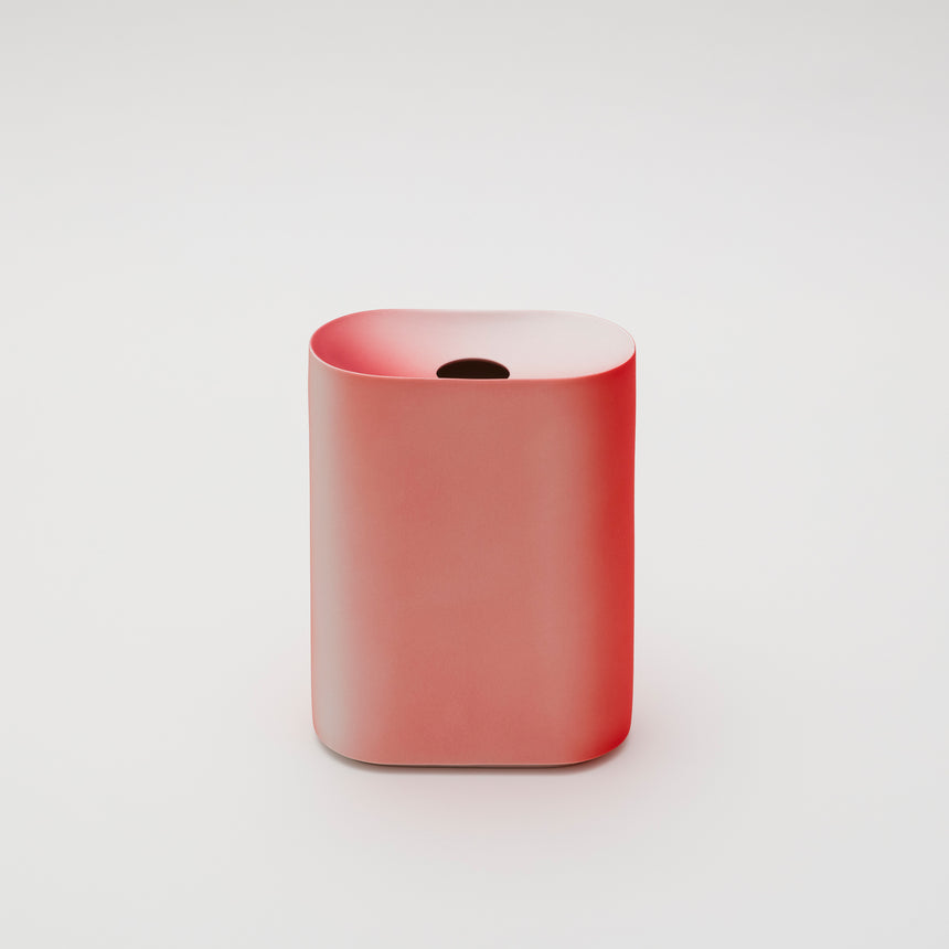 Wide Vase in Red by Kueng Caputo